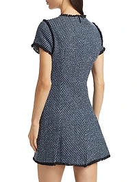 Nova Metallic Tweed Minidress