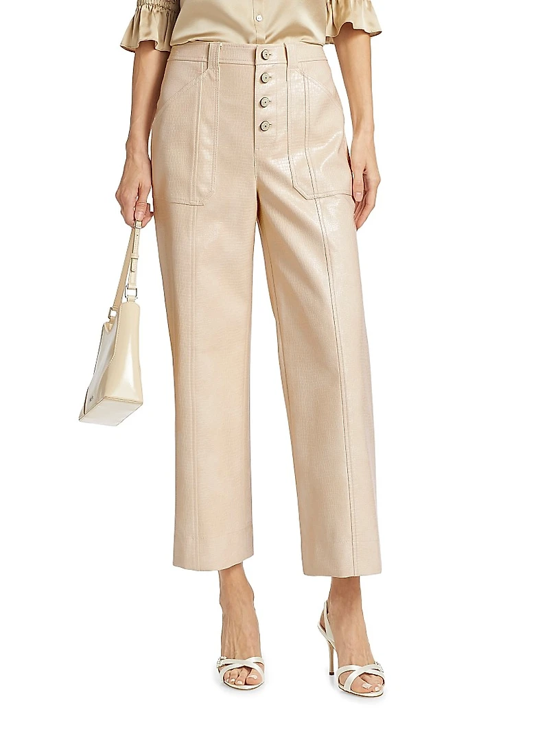 Benji Textured Snake Pants