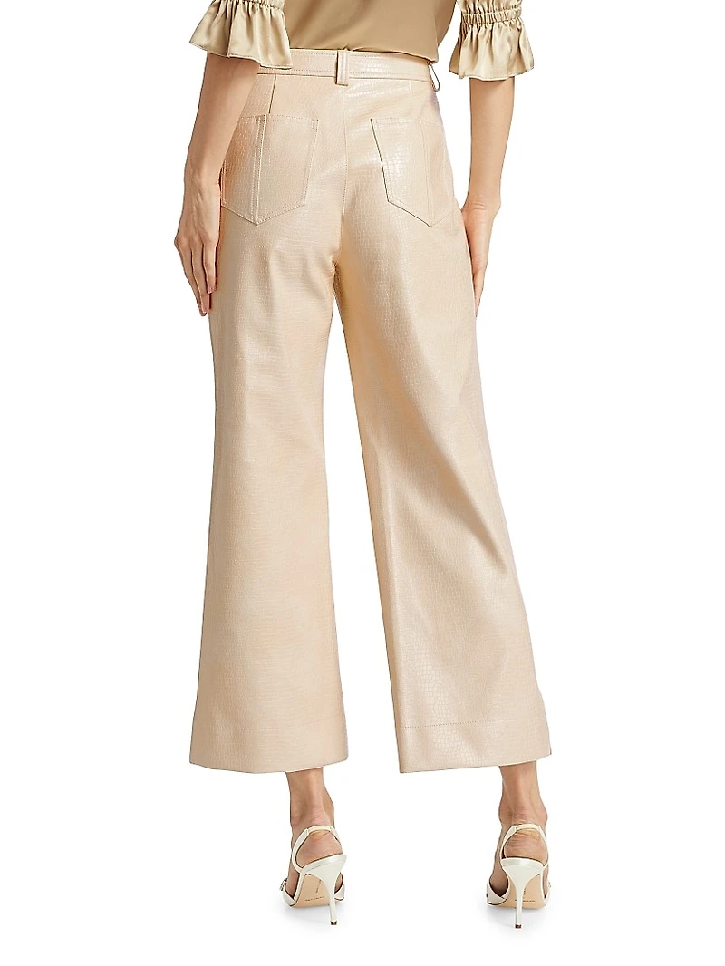 Benji Textured Snake Pants