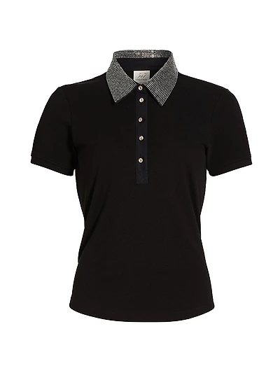Rupi Embellished Collar Top