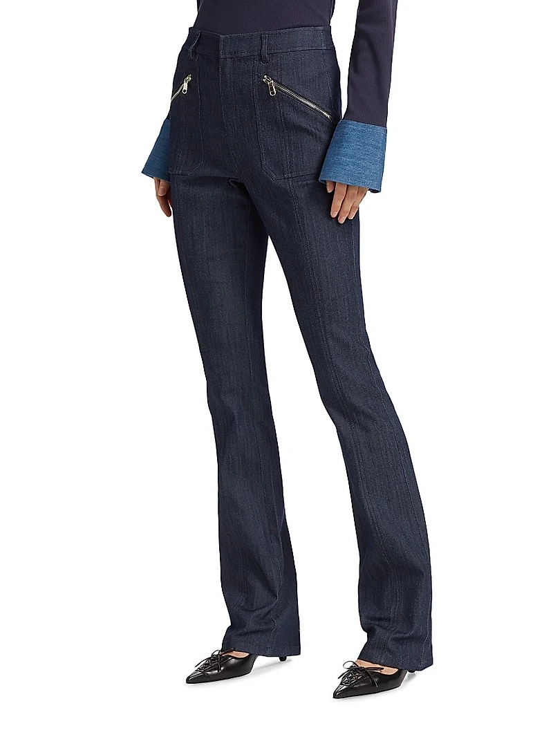 Celeste High-Waist Flare Pants