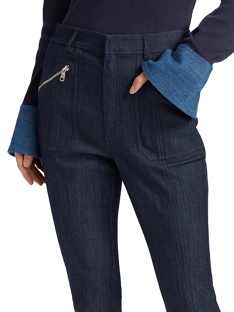 Celeste High-Waist Flare Pants