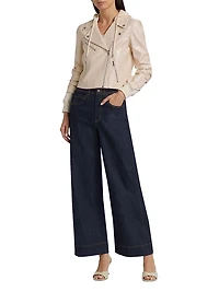 Evie Faux-Snakeskin Jacket