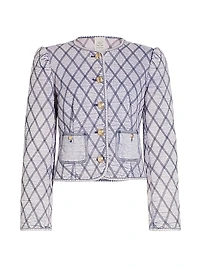 Gretchen Stitched Denim Jacket