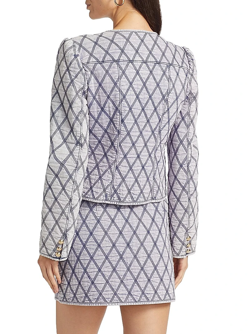 Gretchen Stitched Denim Jacket