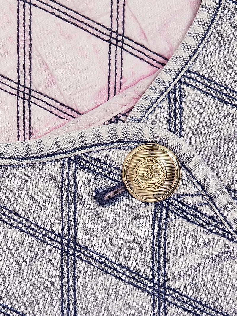 Gretchen Stitched Denim Jacket