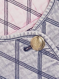 Gretchen Stitched Denim Jacket