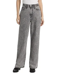 Featherweight Logan Wide-Leg Jeans