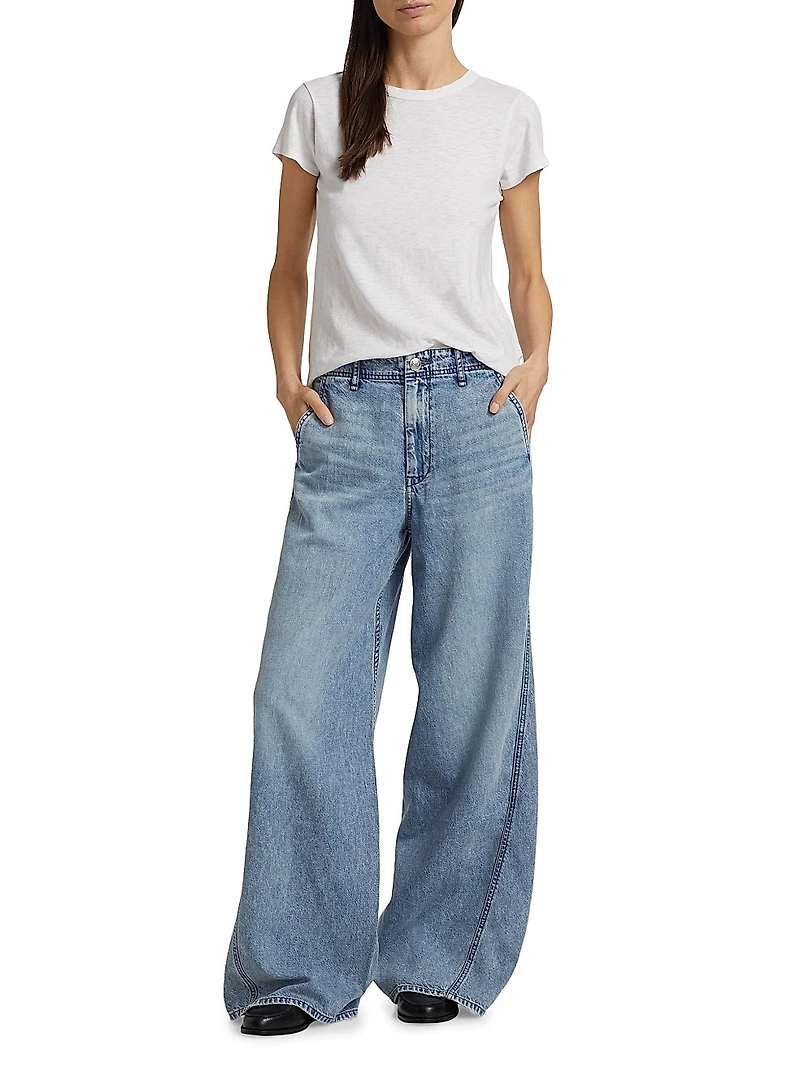 Sofie Featherweight Wide-Leg Jeans