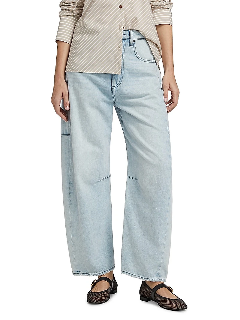 Charlie High-Rise Barrel-Leg Jeans