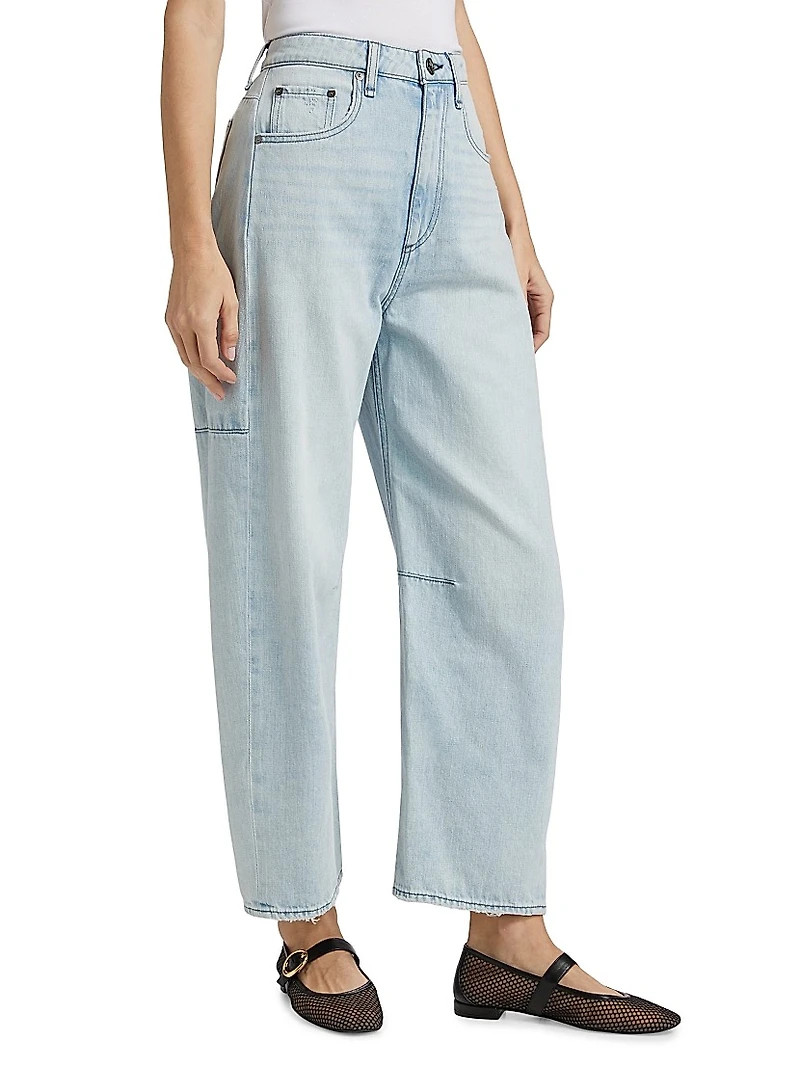 Charlie High-Rise Barrel-Leg Jeans