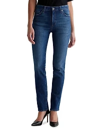 Mari High-Rise Straight-Leg Jeans