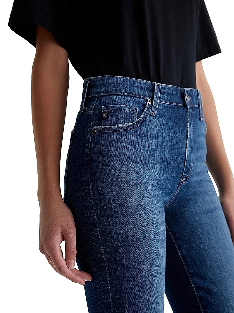 Mari High-Rise Straight-Leg Jeans