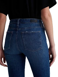 Mari High-Rise Straight-Leg Jeans