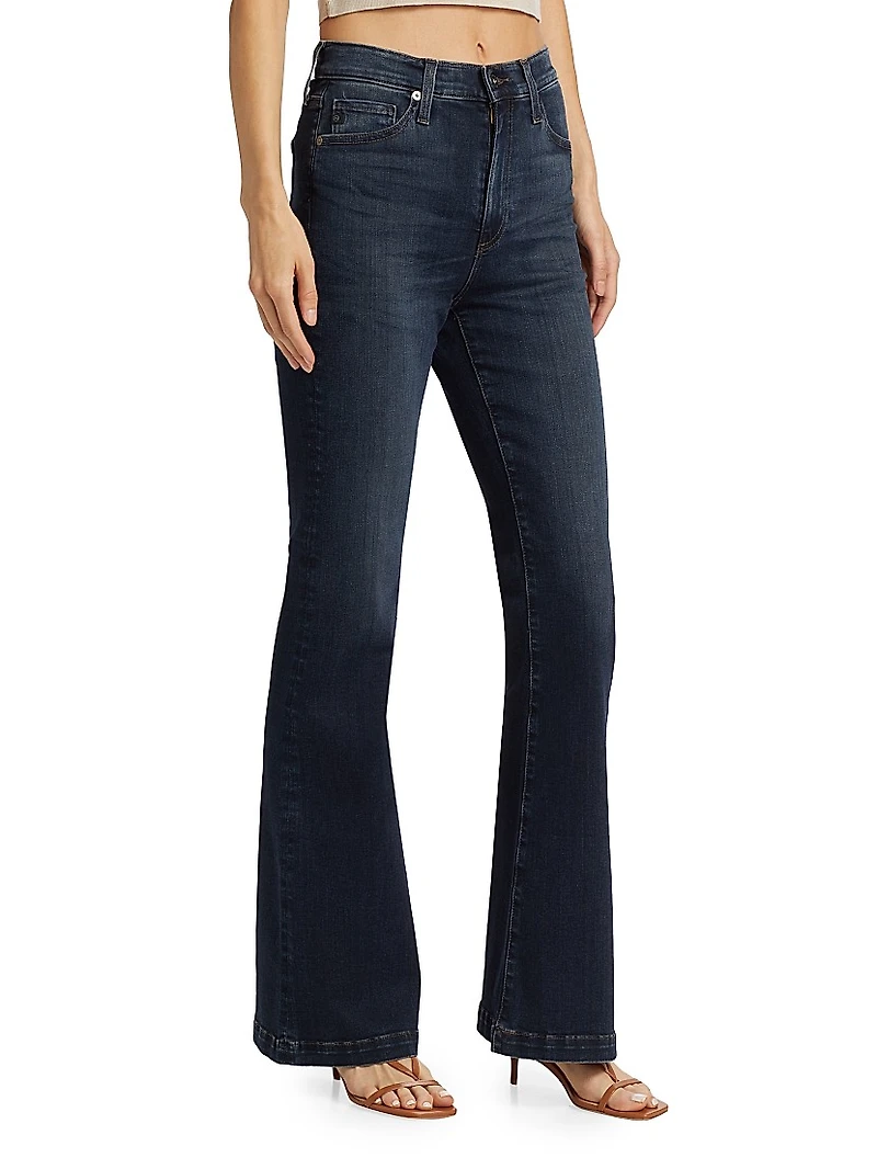 Madi High-Rise Stretch Relaxed Flare Jeans