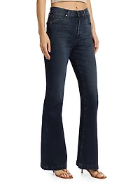 Madi High-Rise Stretch Relaxed Flare Jeans