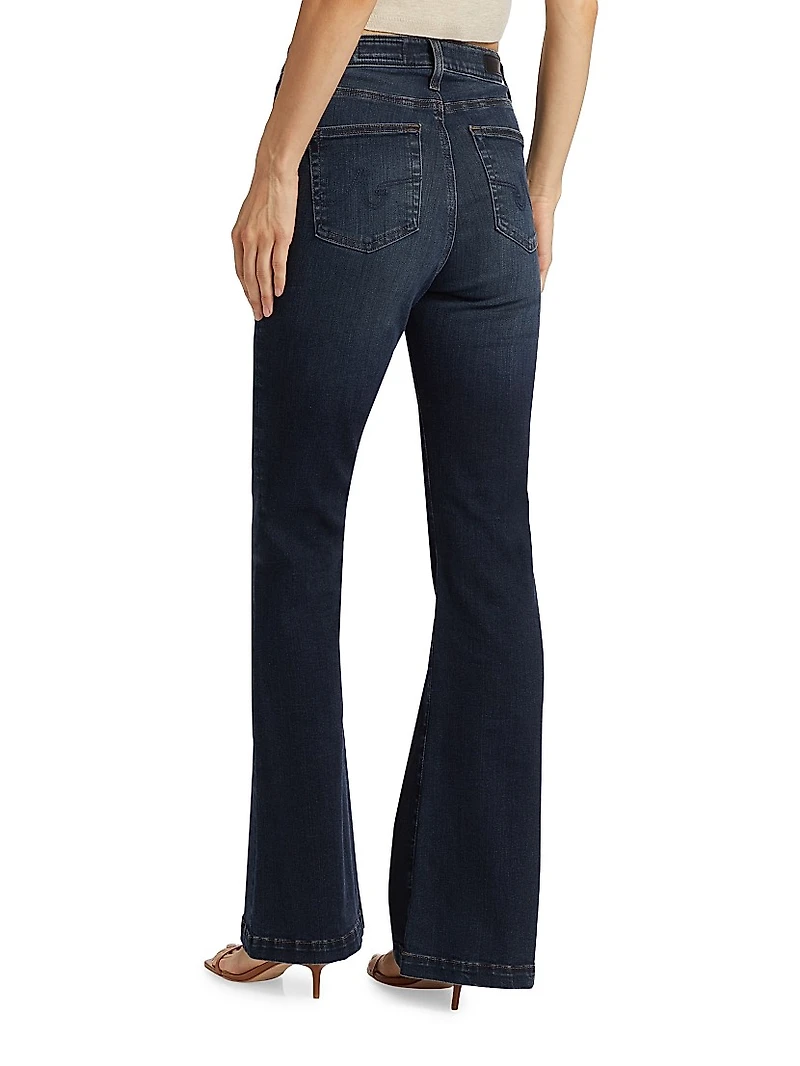 Madi High-Rise Stretch Relaxed Flare Jeans