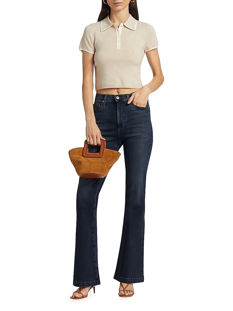 Madi High-Rise Stretch Relaxed Flare Jeans