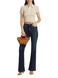 Madi High-Rise Stretch Relaxed Flare Jeans