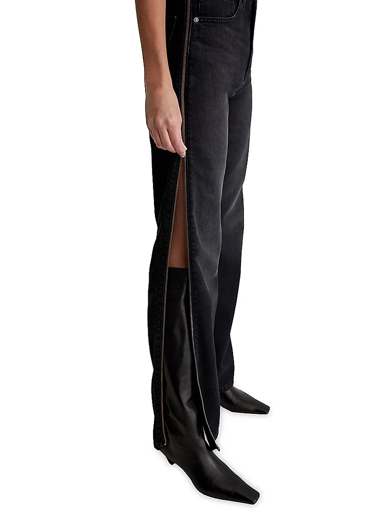 Kora High-Rise Wide-Leg Jeans