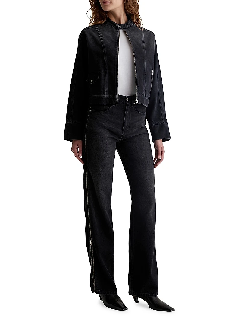Kora High-Rise Wide-Leg Jeans
