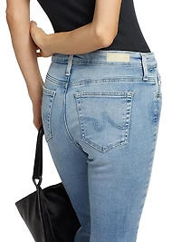 Farrah Mid-Rise Stretch Crop Boot-Cut Jeans