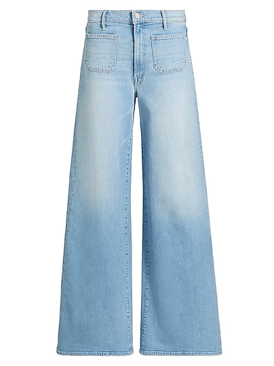 Undercover Sneak Mid-Rise Wide-Leg Jeans