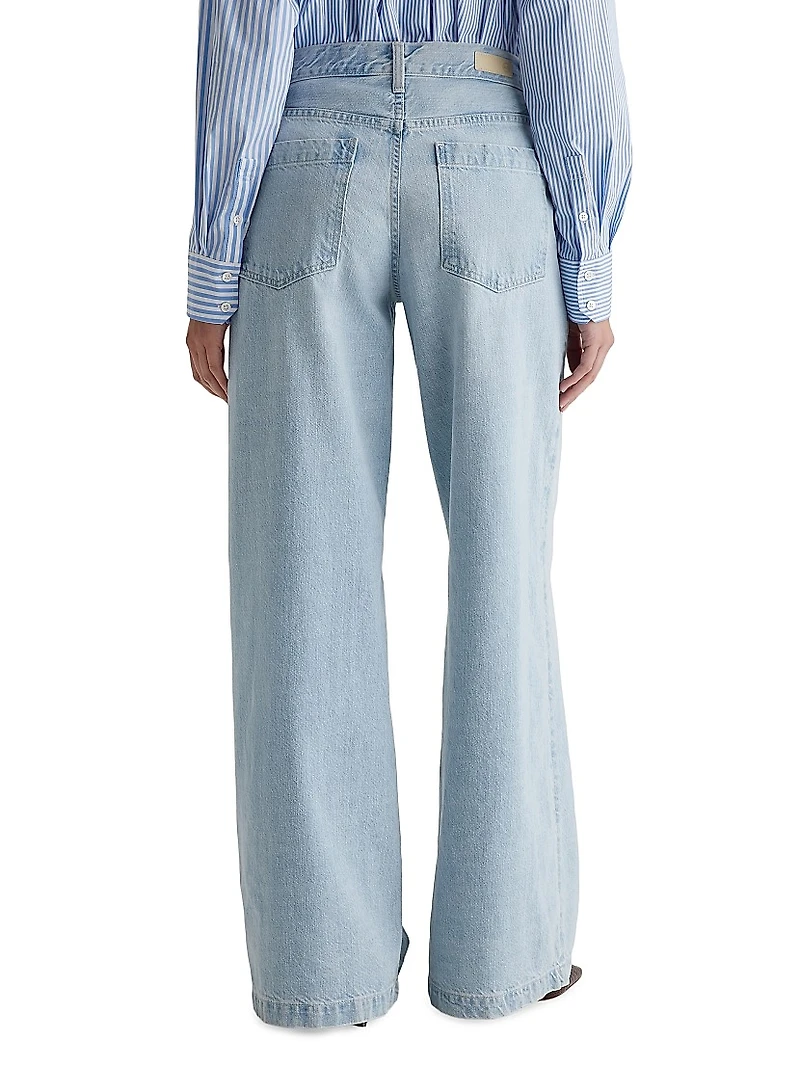 Stella Denim Wide-Leg Trousers