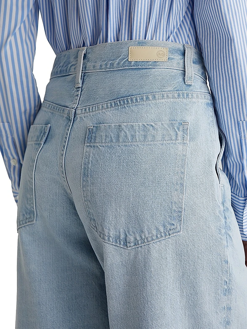 Stella Denim Wide-Leg Trousers