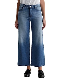 Saige Wide-Leg Crop Jeans