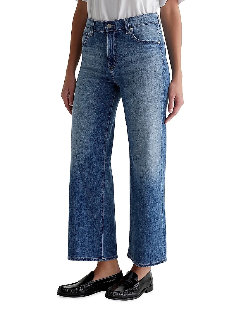 Saige Wide-Leg Crop Jeans