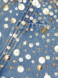 The Champagne Gold Embellished Top