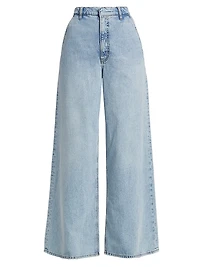 The Wide Denim Trousers
