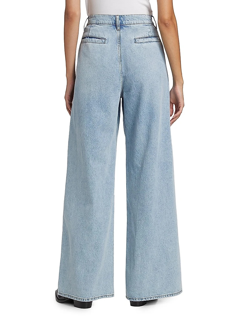 The Wide Denim Trousers