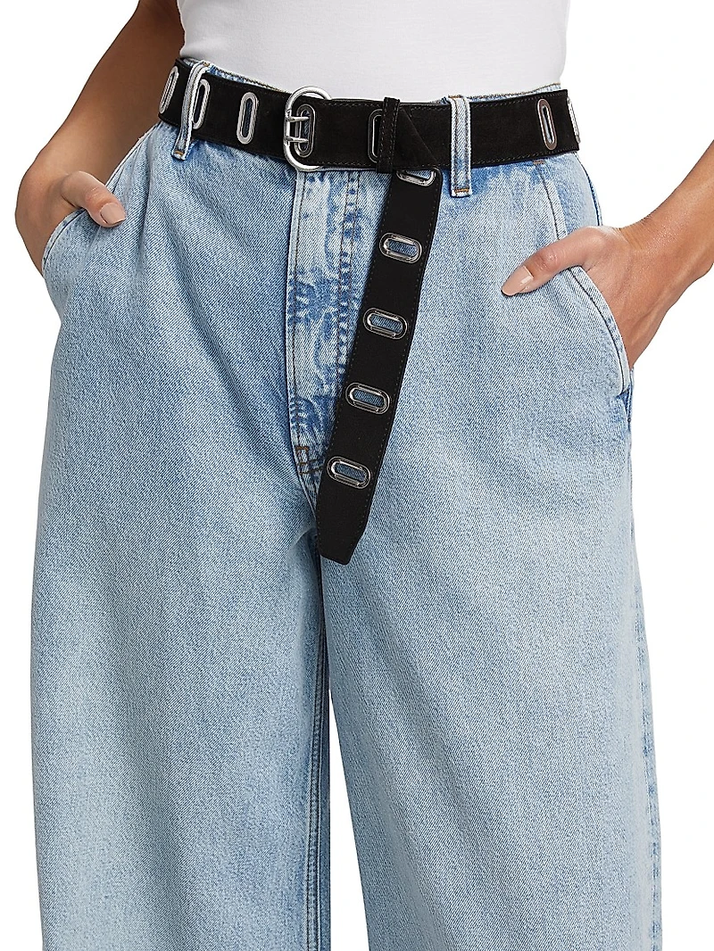 The Wide Denim Trousers