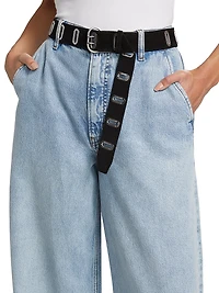 The Wide Denim Trousers
