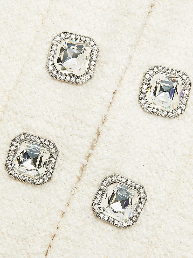 Kaiden Crystal-Embellished Tweed Jacket