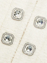 Kaiden Crystal-Embellished Tweed Jacket