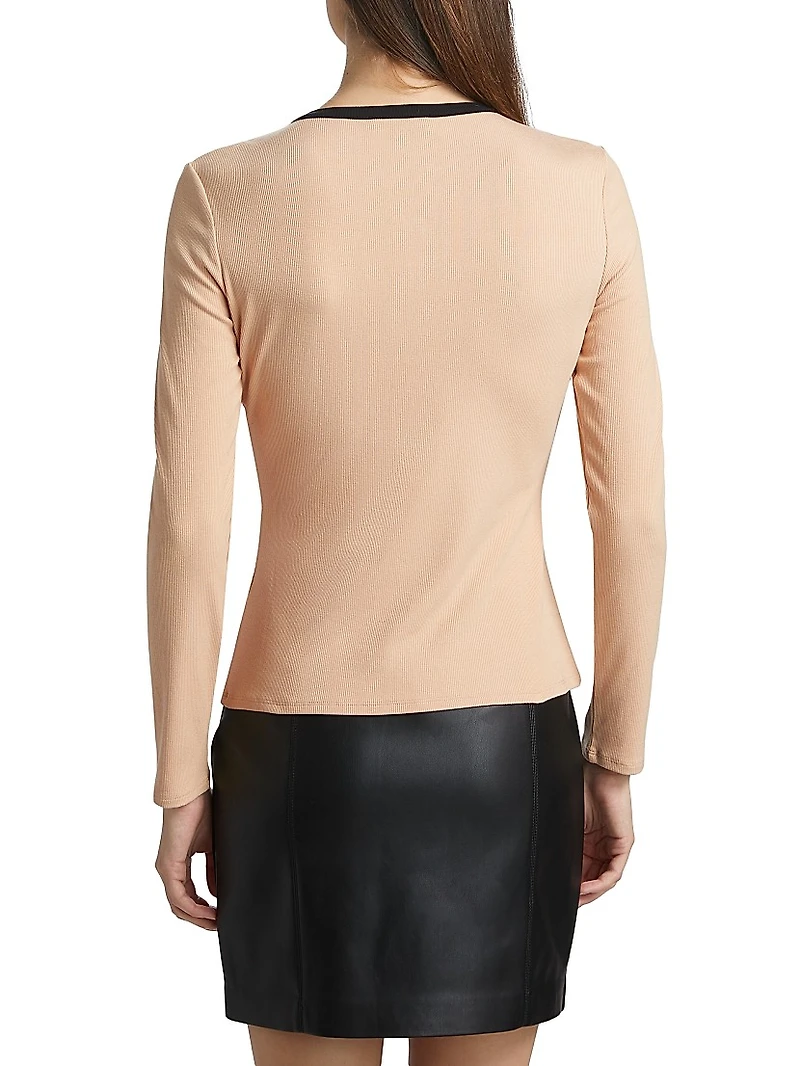 Felicity Rib-Knit Top