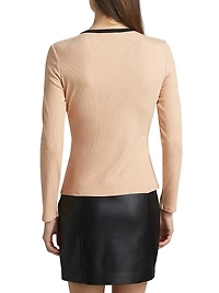 Felicity Rib-Knit Top