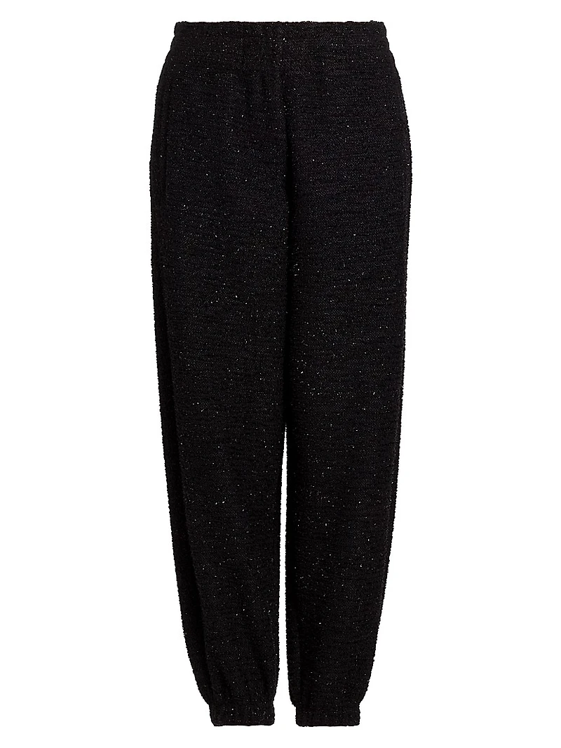 Rena Tweed Knit Joggers