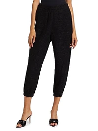 Rena Tweed Knit Joggers