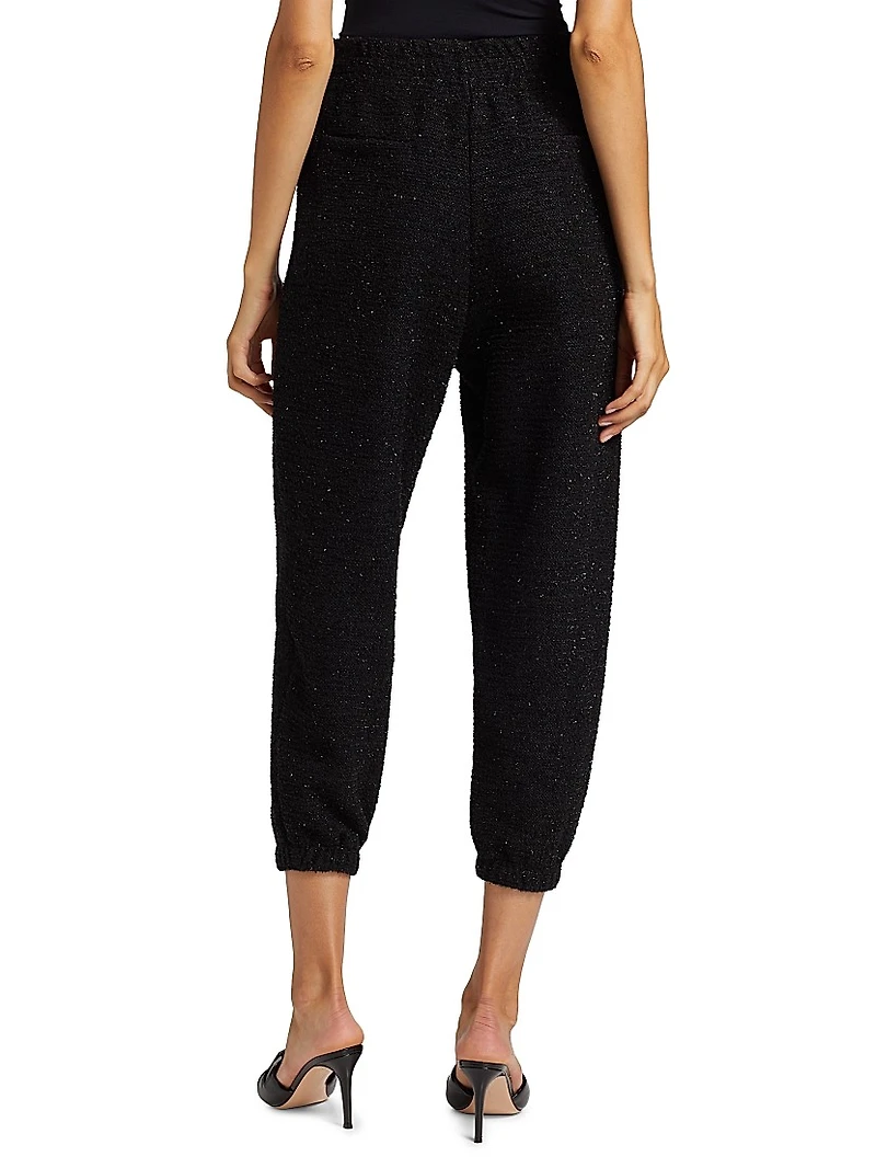 Rena Tweed Knit Joggers