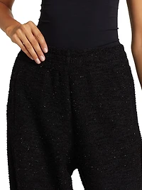 Rena Tweed Knit Joggers