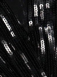 Silvanna Sequined Twist-Front Maxi-Dress