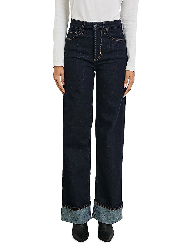 Getty High-Rise Wide-Leg Jeans
