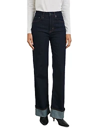 Getty High-Rise Wide-Leg Jeans
