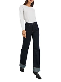 Getty High-Rise Wide-Leg Jeans