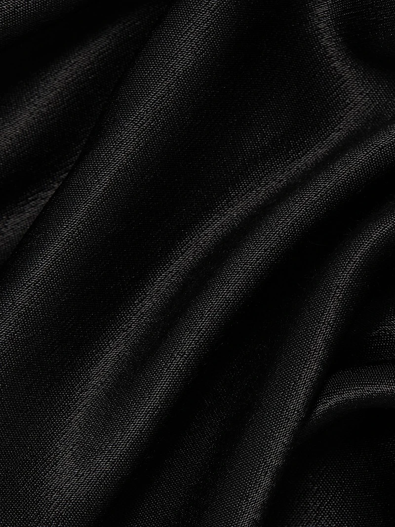 Amanda Satin Crepe Midi-Dress