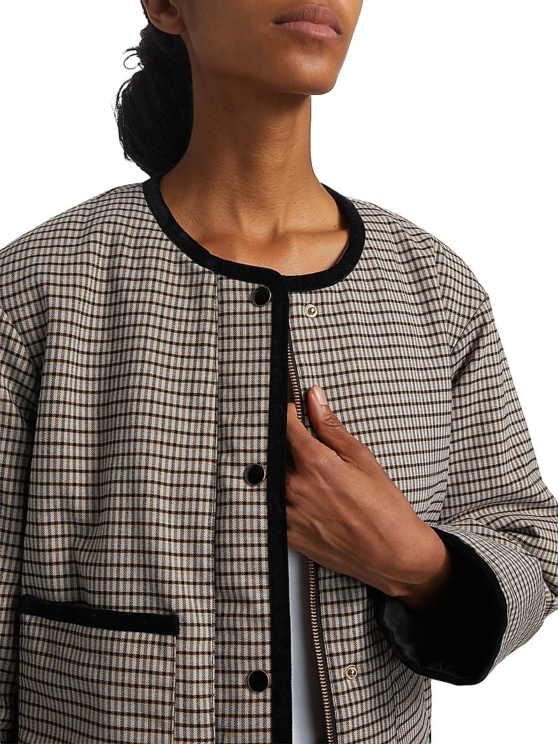 Nota Plaid Padded Jacket